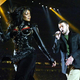 Janet Jackson and Justin Timberlake perform during half-time at Super Bowl XXXVIII at Reliant Stadium Feb. 1, 2004, in Houston.
JEFF HAYNES/AFP/Getty Images